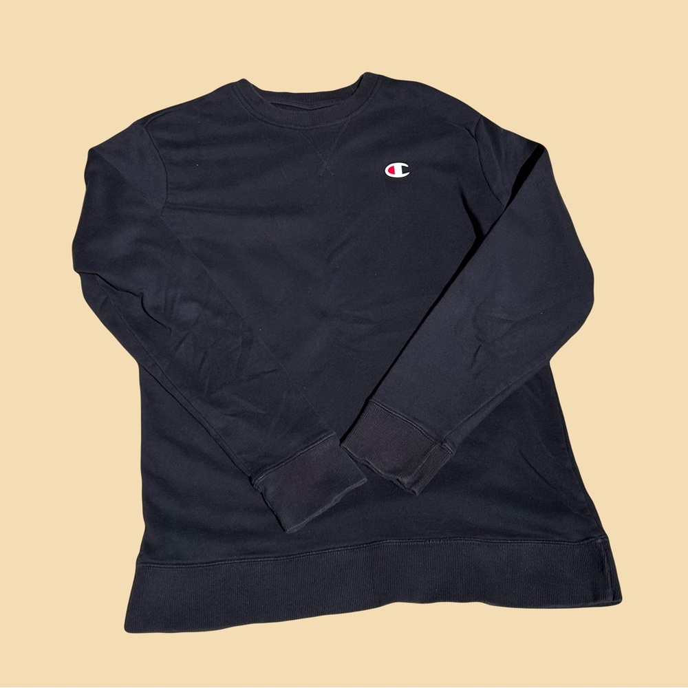 Medium Black Champion Hoodie